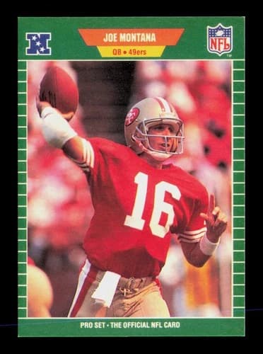 1989 Pro Set Joe Montana #381