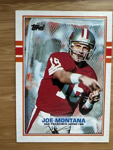1989 Topps Joe Montana #12