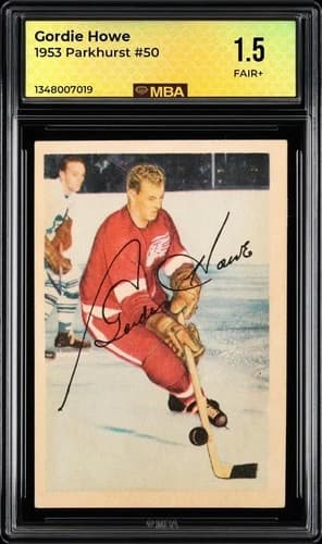 1953-54 Parkhurst Gordie Howe #50