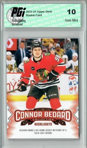 2023-24 Upper Deck Connor Bedard Collection Connor Bedard Rookie Card #14
