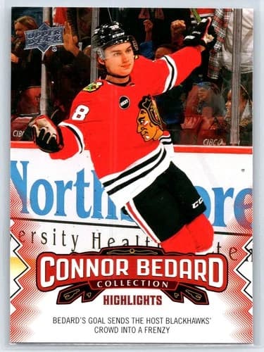2023-24 Upper Deck Connor Bedard Collection Connor Bedard Rookie Card #18