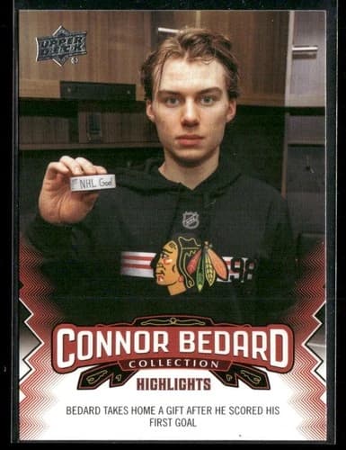 2023-24 Upper Deck Connor Bedard Collection Connor Bedard Rookie Card #21