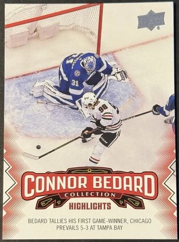 2023-24 Upper Deck Connor Bedard Collection Connor Bedard Rookie Card #23