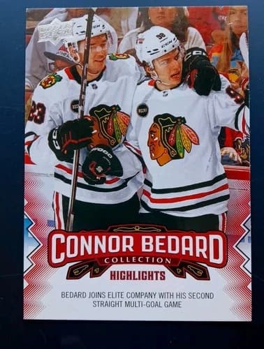 2023-24 Upper Deck Connor Bedard Collection Connor Bedard Rookie Card #24