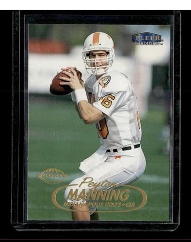 1998 Fleer Tradition Peyton Manning Rookie Card #235
