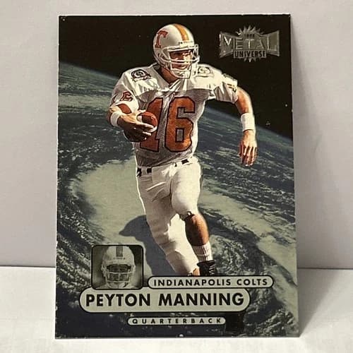 1998 Metal Universe Peyton Manning Rookie Card #189