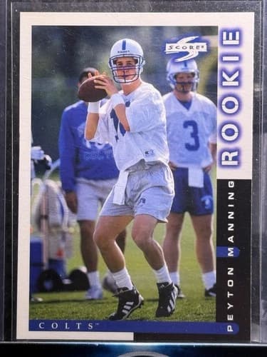 1998 Score Peyton Manning Rookie Card #233