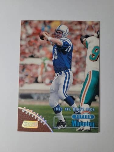 1998 Stadium Club Peyton Manning Rookie Card #195
