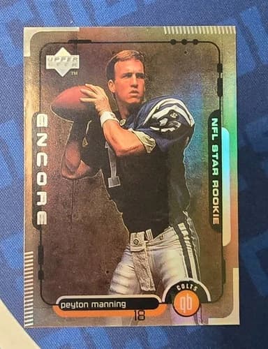 1998 Upper Deck Peyton Manning Rookie Card #1