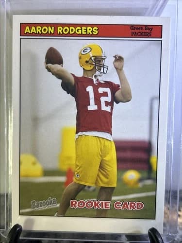 2005 Topps Bazooka Aaron Rodgers Rookie Card #190