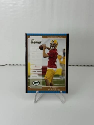 2005 Bowman Aaron Rodgers Rookie Card #112