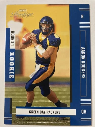 2005 Playoff Prestige Aaron Rodgers Rookie Card #151