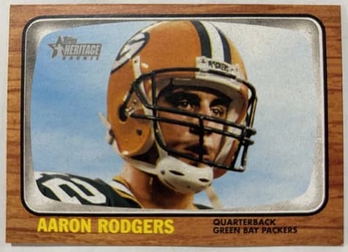 2005 Topps Heritage Aaron Rodgers Rookie Card #344