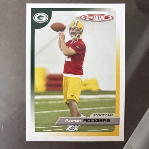 2005 Topps Total Aaron Rodgers Rookie Card #483
