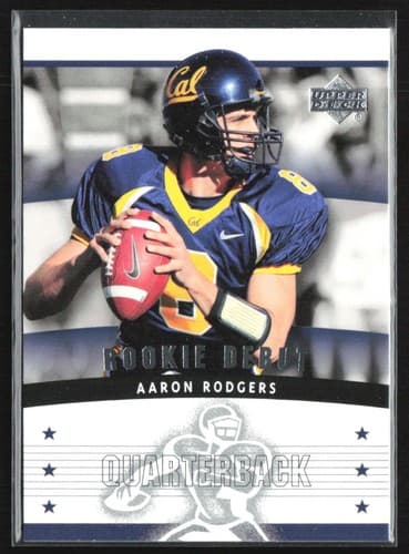 2005 Upper Deck Rookie Debut Aaron Rodgers Rookie Card #126