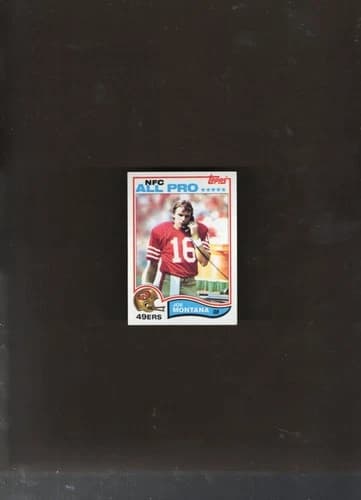 1982 Topps Joe Montana #488