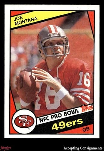 1984 Topps Joe Montana #358