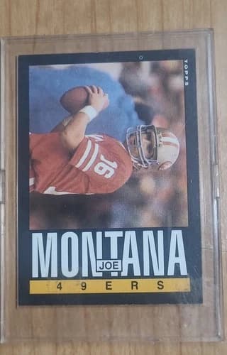 1985 Topps Joe Montana #157