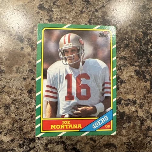 1986 Topps Joe Montana #156