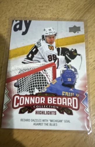 2023-24 Upper Deck Connor Bedard Collection Connor Bedard Rookie Card #25