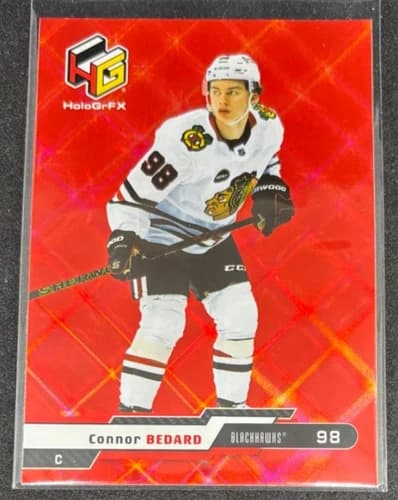 2023-24 Upper Deck Extended Series Hologrfx Rookies Connor Bedard Rookie Card #HG1