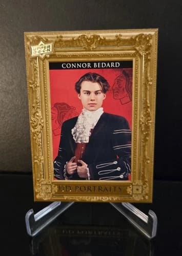 2023-24 Upper Deck UD Portraits Connor Bedard Rookie Card #P60