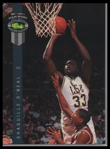 1992-93 Classic Four Sport Shaquille O'Neal Rookie Card #1