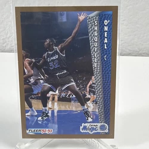 1992-93 Fleer Shaquille O'Neal Rookie Card #401