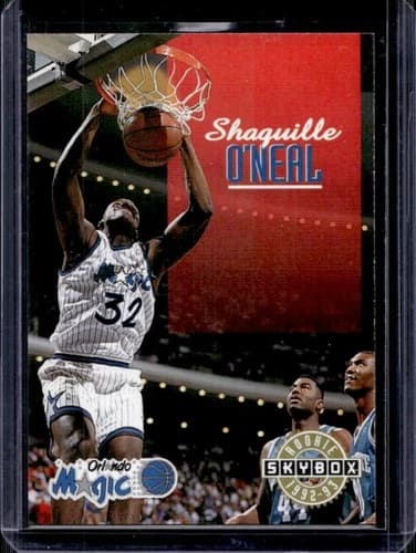 1992-93 SkyBox Shaquille O'Neal Rookie Card #382