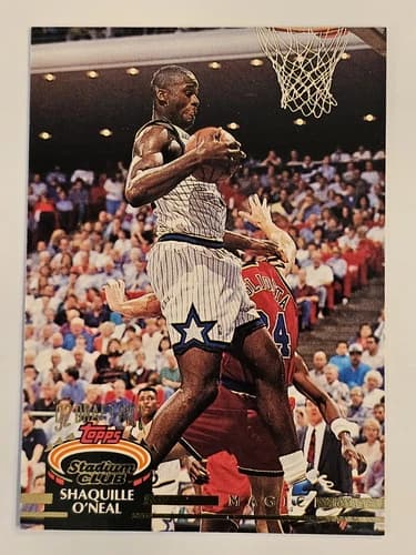 1992-93 Stadium Club Shaquille O'Neal Rookie Card #247