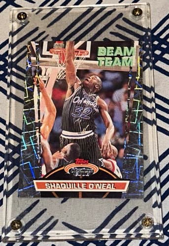 1992-93 Stadium Club Beam Team Shaquille O'Neal Rookie Card #21