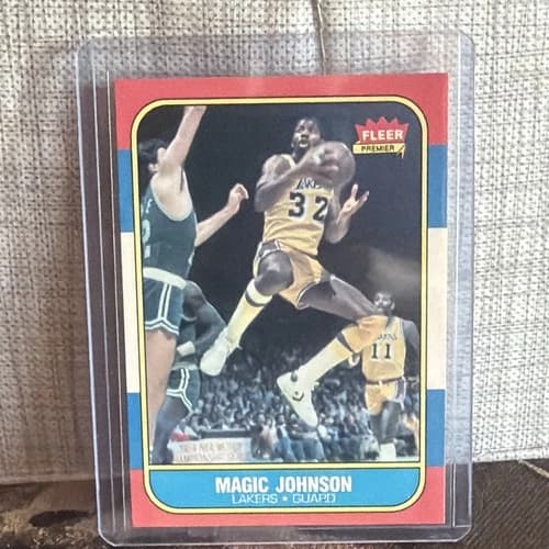 1986-87 Fleer Magic Johnson #53