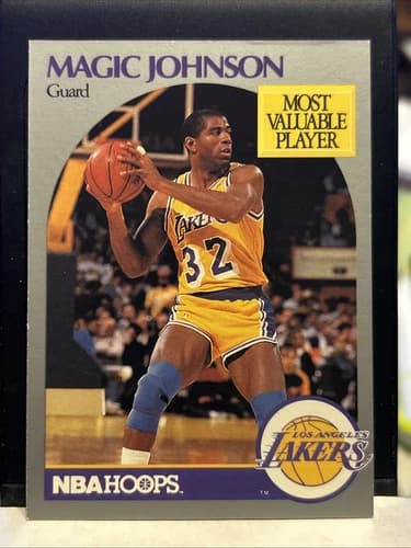 1990-91 NBA Hoops Magic Johnson #157