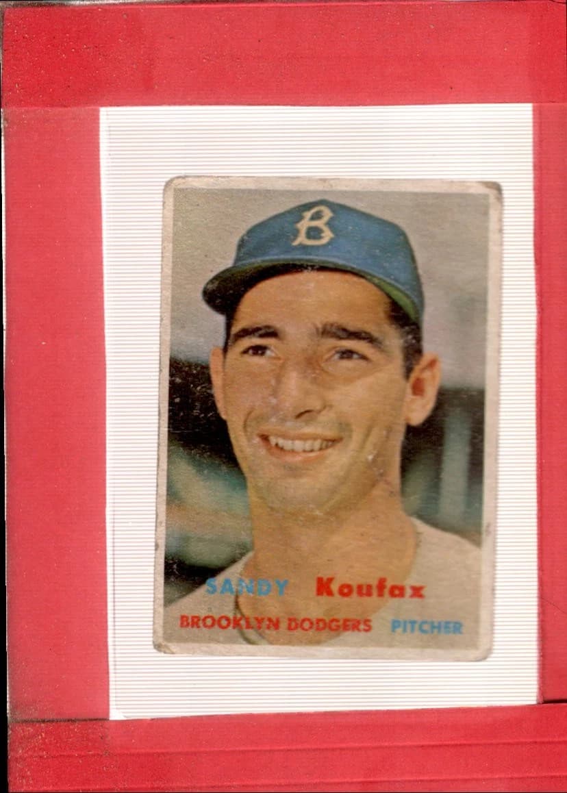 1957 Topps Sandy Koufax #302