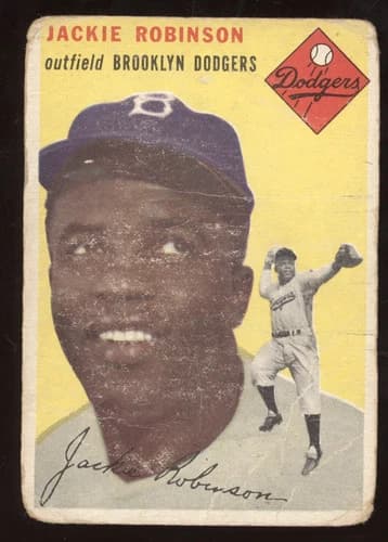 1954 Topps Jackie Robinson #10