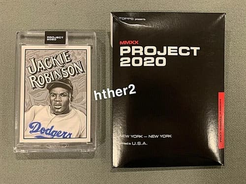 2020 Topps Project 2020 Jackie Robinson by Mister Cartoon #79
