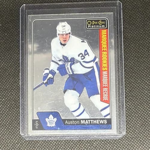 2016-17 O-Pee-Chee Platinum Auston Matthews Rookie Card #151