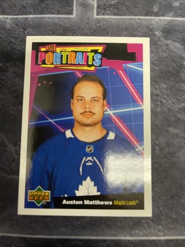 2020-21 Upper Deck Portraits Auston Matthews #P28
