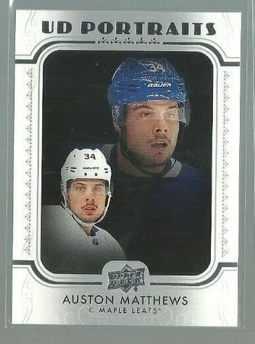 2019-20 Upper Deck Portraits Auston Matthews #P35