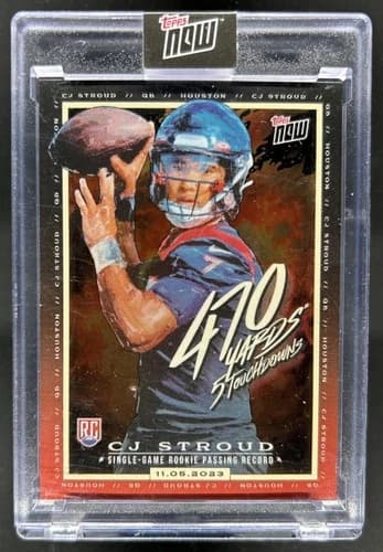 2023 Topps Now C.J. Stroud Rookie Card #CJ1