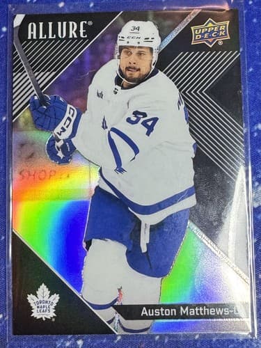 2024-25 Upper Deck Allure Black Rainbow Auston Matthews #16
