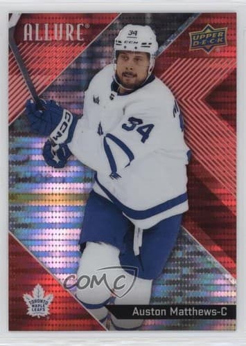 2024-25 Upper Deck Allure Red Rainbow Auston Matthews #16
