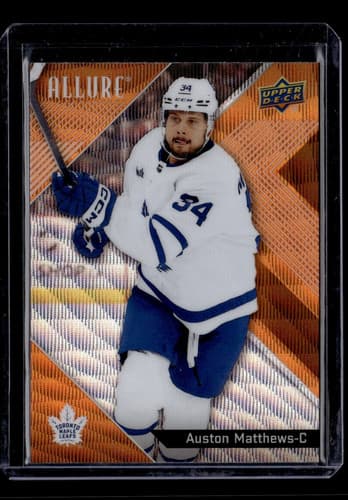2024-25 Upper Deck Allure Orange Slice Auston Matthews #16