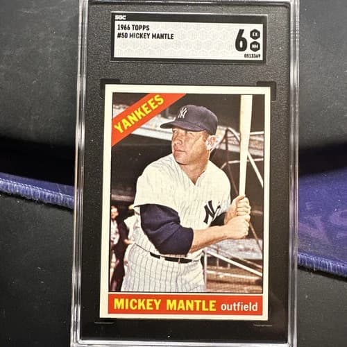 1966 Topps Mickey Mantle #50