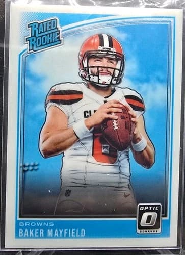 2018 Donruss Optic Baker Mayfield Rookie Card #153