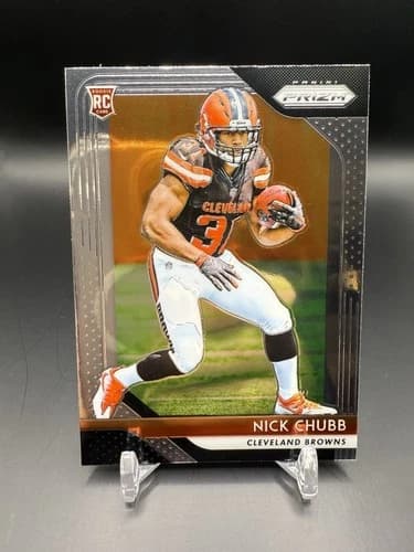 2018 Panini Prizm Nick Chubb Rookie Card #213