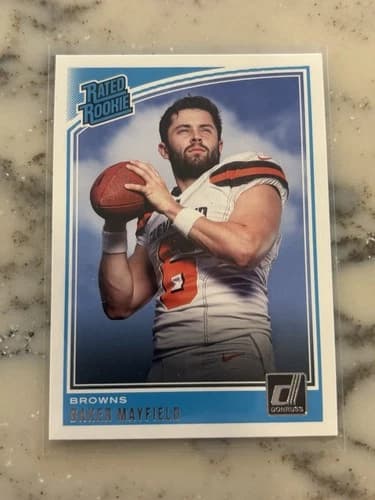 2018 Donruss Baker Mayfield Rookie Card #303