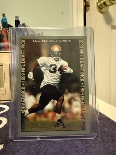 1999 Topps Ricky Williams Rookie Card #329