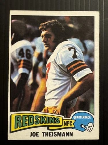 1975 Topps Joe Theismann Rookie Card #416