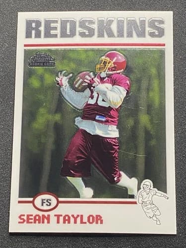 2004 Topps Chrome Sean Taylor Rookie Card #202